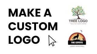 How to Make a Custom Logo (AMAZING)