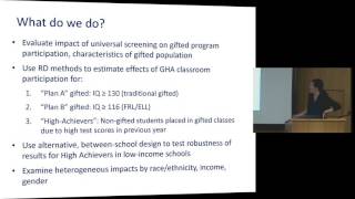 Universal screening and tracking for high-ability minority students