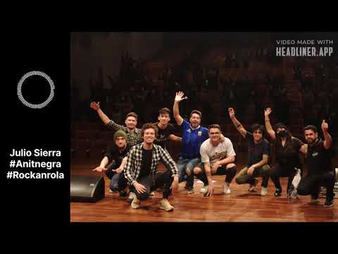 #JulioSierra de #Anitnegra en #Rockanrola