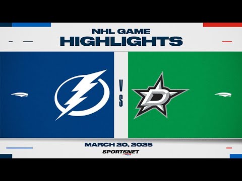 NHL Highlights | Lightning vs. Stars - March 20, 2025