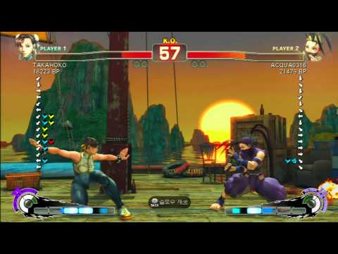 SSF4 Rank Match  TAKAHOKO (CH)  vs  ACQUA0316 (IB)