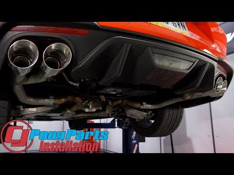 2018-2023 Mustang GT: MBRP Axle-Back Pro 2-1/2" SS With 4" Quad Tips Install