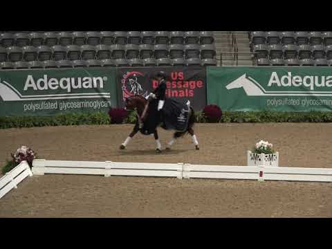 Bonnie and Vitali - 2021 US Dressage Finals 2nd Level AA Awards ceremony