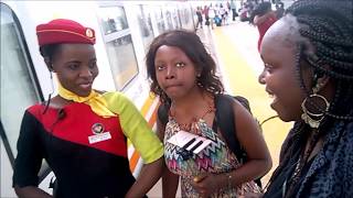 SGR MOMBASA ON SECOND CLASS  NAIROBI, KENYA |肯尼亚姑娘带你参观“超级豪华”的SGR（蒙内铁路），SGR是肯尼亚人的骄傲也是中国人的骄傲。