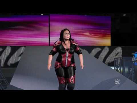 WWE 2K17. Bayley & Sasha Banks & Alicia Fox VS Charlotte & Dana Brooke & Nia Jax. Raw