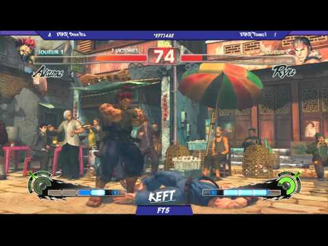 USF4 - FT5 EBAR Denelka (Gouki) VS EBAR Tomazi (Ryu)