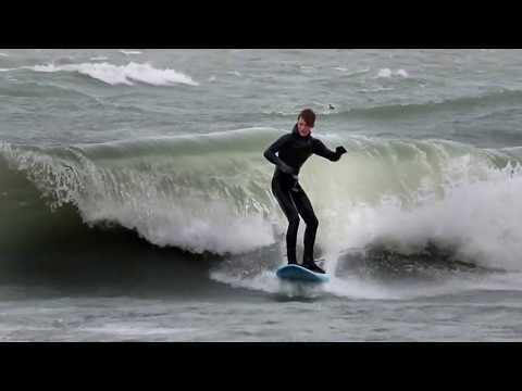 Photo Slideshow Of Surfing Lake Michigan