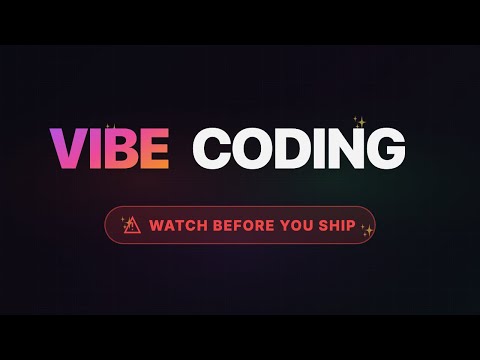 Video Thumbnail: Vibe Coding: The Truth About AI-Generated Code