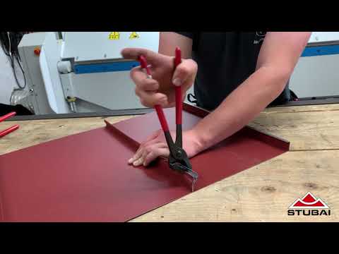 Seam Opener In Use For Mechanical Lock