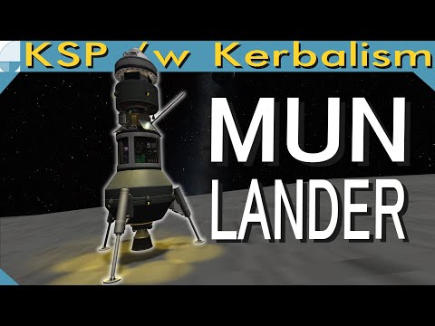 Mun Lander | Stream pt. 1/3 (KSP 1.11.1)
