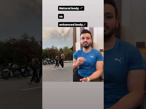 Natural body 🌱vs enhanced body💉