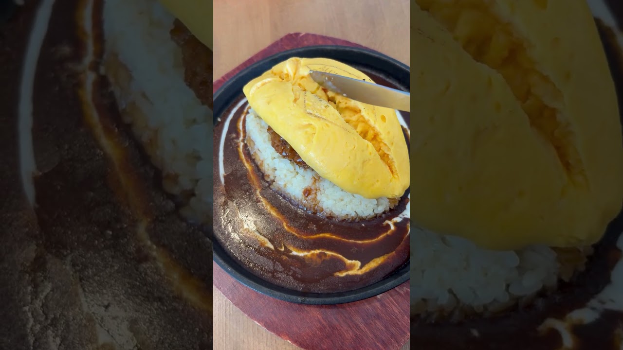 オムバーグ食べたよ #オムバーグ