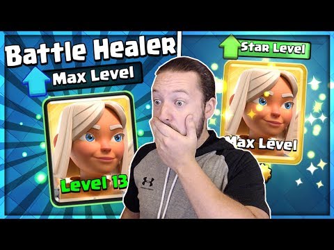 FULL MAX BATTLE HEALER UPGRADE!! AM I CRAZY FOR THIS!? - Clash Royale