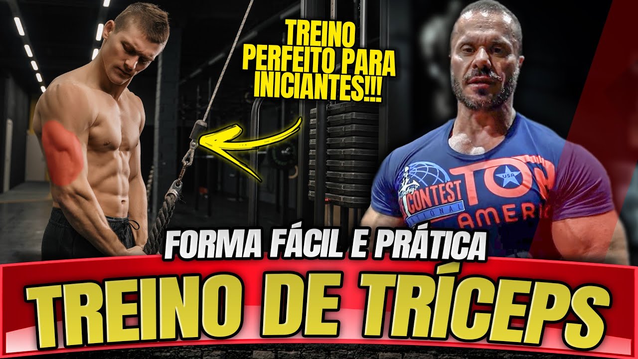TREINO DE TRÍCEPS COMPLETO PARA INICIANTES – MASTER CLASS RENATO CARIANI