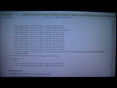 MongoTV_8847 - LOOKING AT GAMER PC HARDWARE - Part 58 - List Of Intel Processors CPU