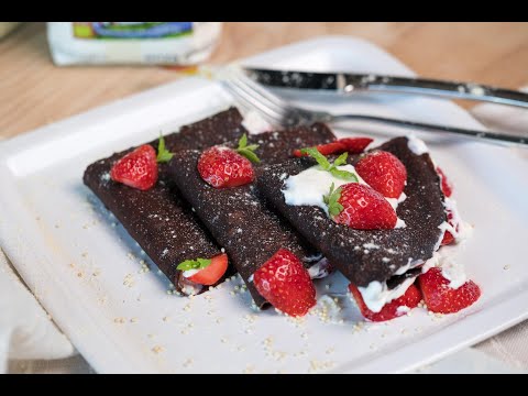 ENG - Organic gluten free Chocolate Millet Crepes