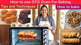 OTG OVEN, How to operate otg oven, How to bake in OTG Oven, Functions of OTG Oven, How to use Oven