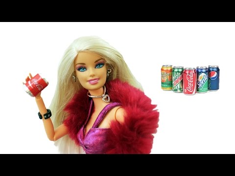 Make soda / cola cans for dolls- Doll Crafts - simplekidscrafts - simplekidscrafts