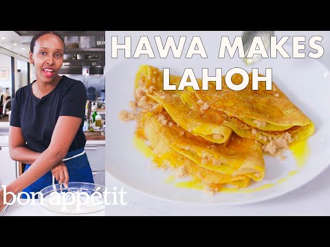 Hawa Makes Lahoh (Somali Pancakes) | From the Test Kitchen | Bon Appétit