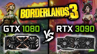 GTX 1080 vs RTX 3090 in Borderlands 3