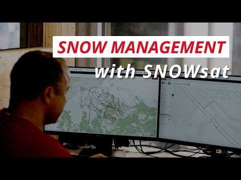 Snow management with SNOWsat