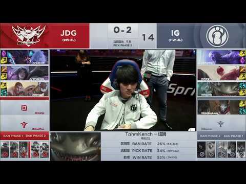 Chinese Tyler1 Jackeylove Plays Draven   IG VS JDG Game 3 HLs   2019 LPL Spring Finals
