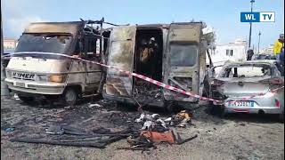 Siracusa: in fiamme tre camper e un’auto, nei pressi di Riva Nazario Sauro