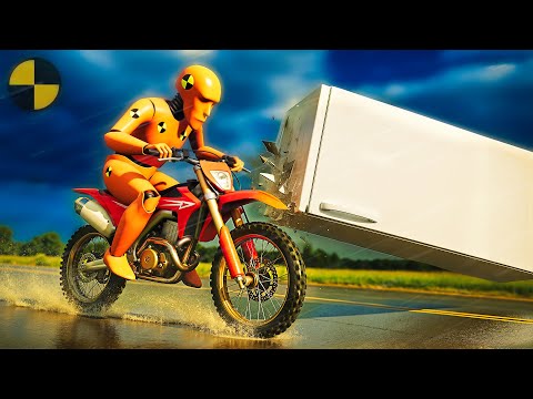 Most Epic HYDROPLANING & WET ROAD Crashes #5 in BeamNG.drive