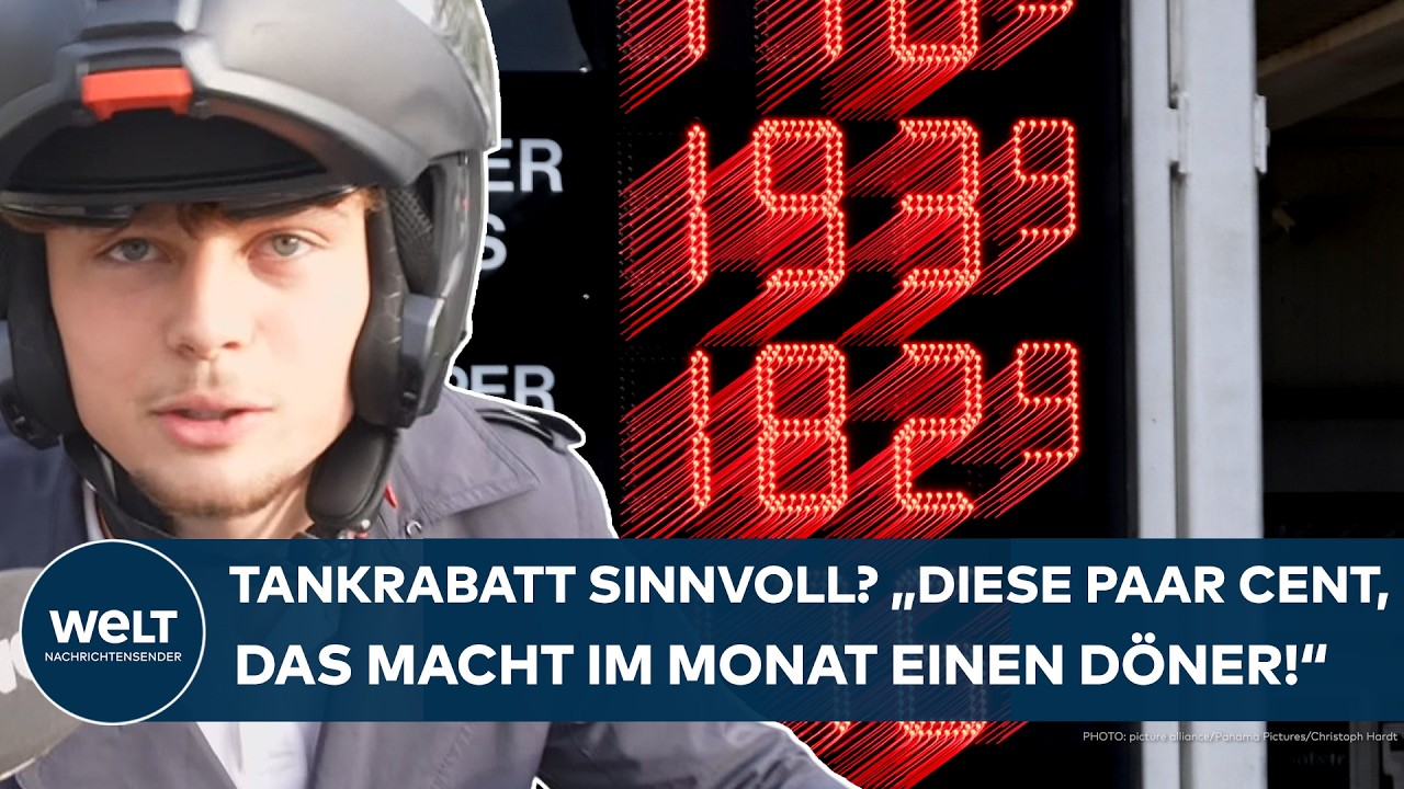 AUTOFAHRER RECHNEN MIT TANKRABATT AB: "Diese paar Cent, das macht im Monat einen Döner!"