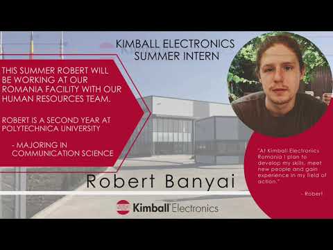 Kimball Electronics Summer 2020 Intern Team - Romania
