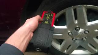 2007 Chevy Impala TPMS sensor reset procedure