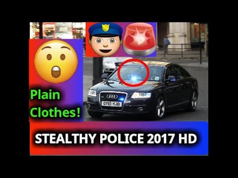 👮🏼 Police 🚔 being STEALTHY 🕵️ in traffic + Unmarked/Undercover units responding(2017)