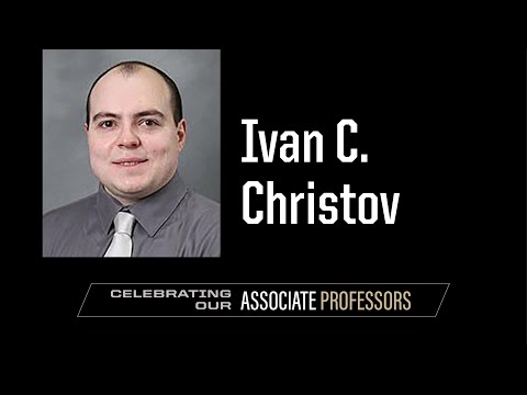 Celebrating Our Associate Professors:  Ivan Christov
