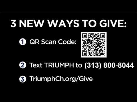 Triumph Church Sunday Worship Service: (12/21/2025 @ 10:45am)