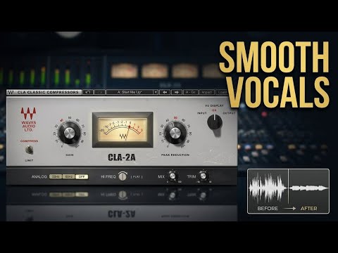 Setting LA-2A style compressors on vocals - Waves CLA-2A