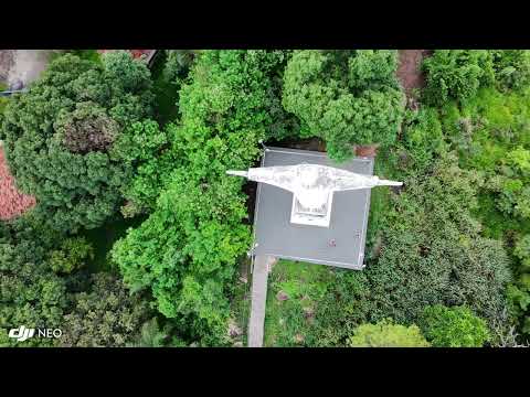 Voo de drone DJI neo no Cristo em Itapuranga GO
