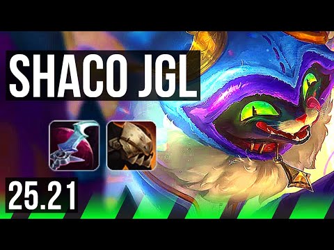 SHACO vs KAYN (JGL) | 1700+ games, Godlike | EUW Master | 25.21