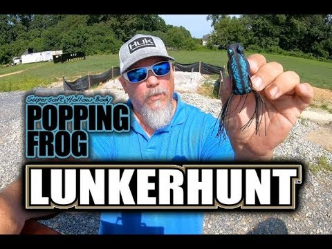 How to Fish Topwater Frog - Lunkerhunt Woody vs. Night Shade