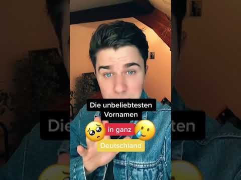 The MOST UNPOPULAR NAMES in GERMANY 🇩🇪 #Shorts