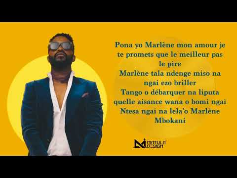 Fally Ipupa - Marlène (Lyrics Officiel)