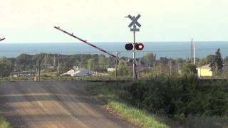 preview picture of video 'CSX Lake Shore Division Ripley New York crude oil train from North Dakota'