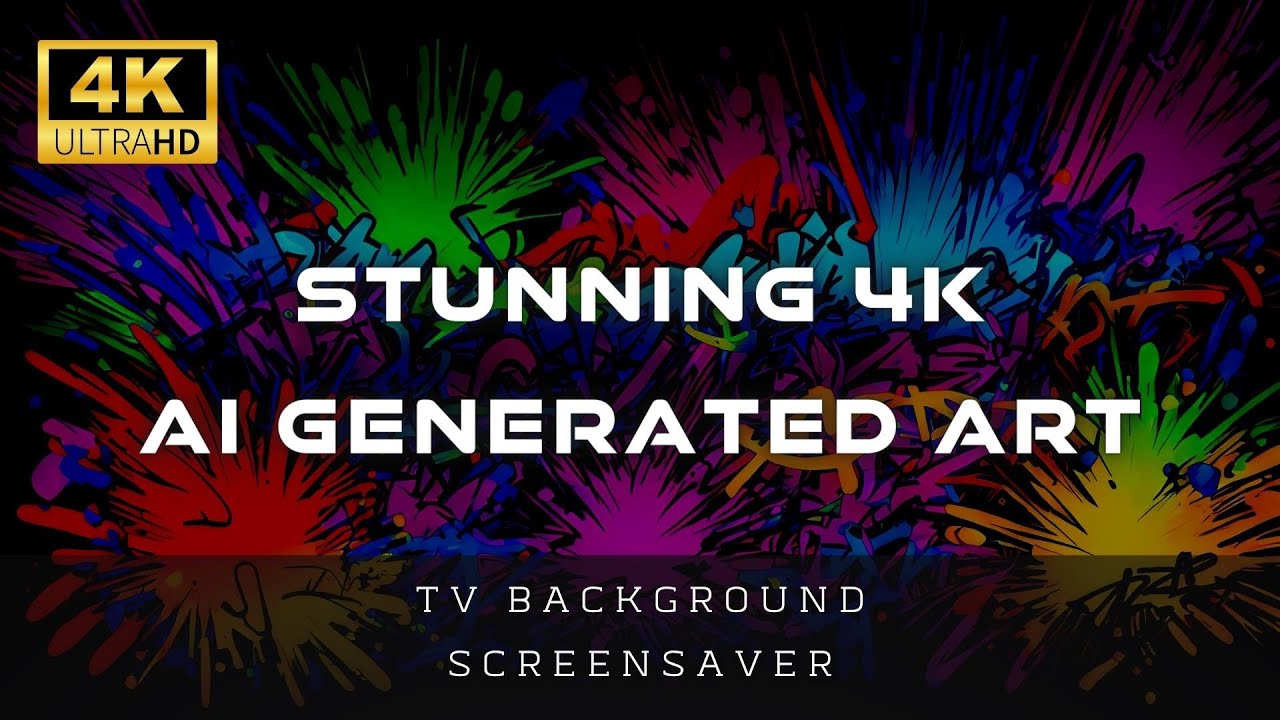 First Generation of AI-Generated Graffiti Art Visuals back in 2024 | Background Screen
