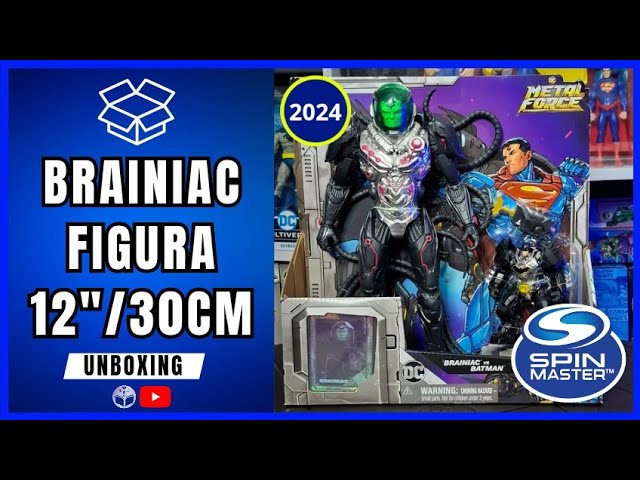 Vídeo relacionado con Pack de 4 Figuras coleccionables DC Comics (Brainiac vs. Batman, Superman y The Flash), Figuras de 5 cm, inéditas, con Tarjetas metálicas de coleccionista, para niños a Partir de 4 años.