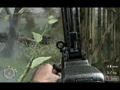 "Call of Duty 2", walkthrough on Veteran, Ch.7 - The Battle for Caen, part 4 - "The Brigade Box"
