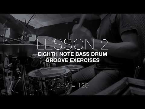 GROOVE EXERCISE #2: Bass Drum Eighth Notes Part 2