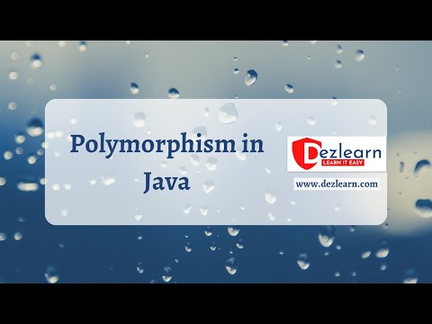 Session 13: Polymorphism in Java | Object Oriented Programming Series | OOPS