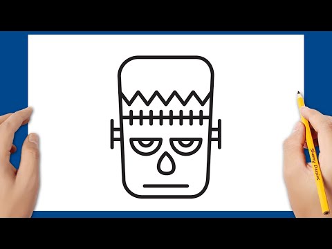 Comment dessiner Frankenstein étape par étape | Dessin d'Halloween