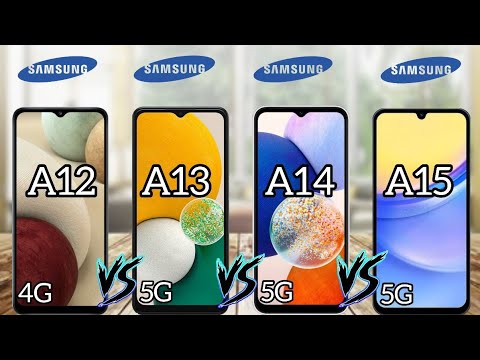 Samsung Galaxy A15 5G Vs Galaxy A14 5G Vs  Galaxy A13 5G Vs Galaxy A12 4G| Full Comparison