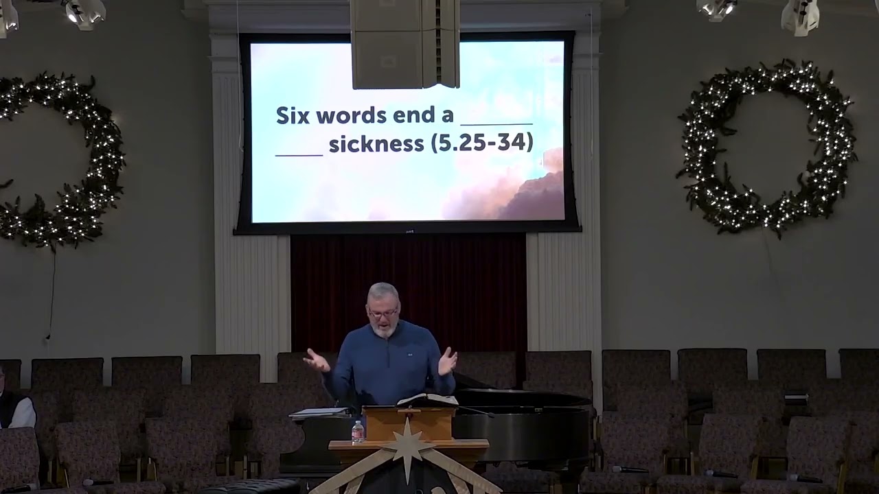 1-4-2026 Just Six Words Mark 5:21ff