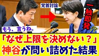 【国会激震】神谷宗幣「80年後に比率入れ替わる!?」外国人受け入れと、政府が避ける“総量規制”のリアルを徹底追及【参政党】